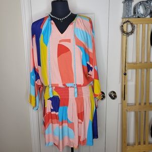 Colorblock summer dress NWT